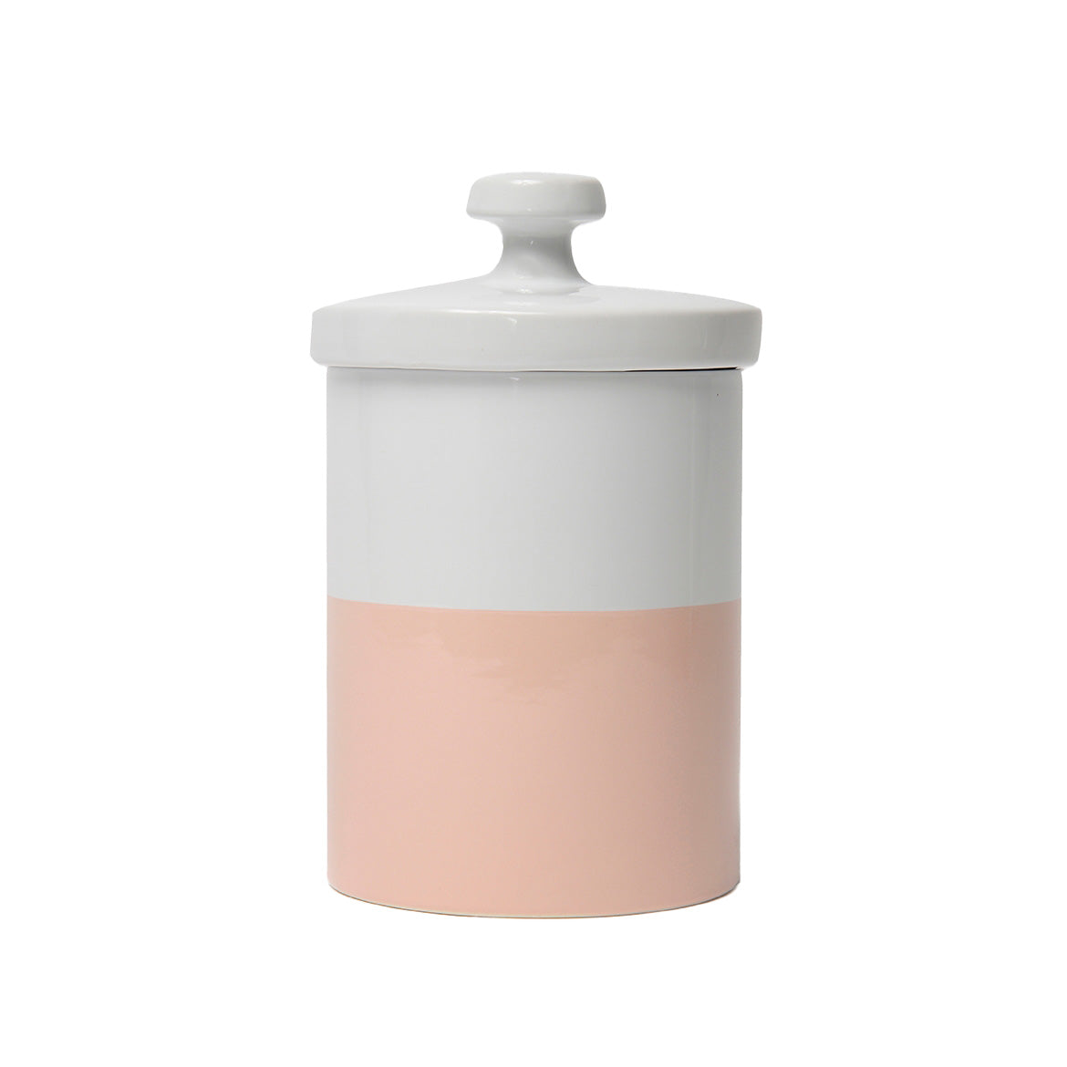 Dipped Color Ceramic Dog Treat Jar