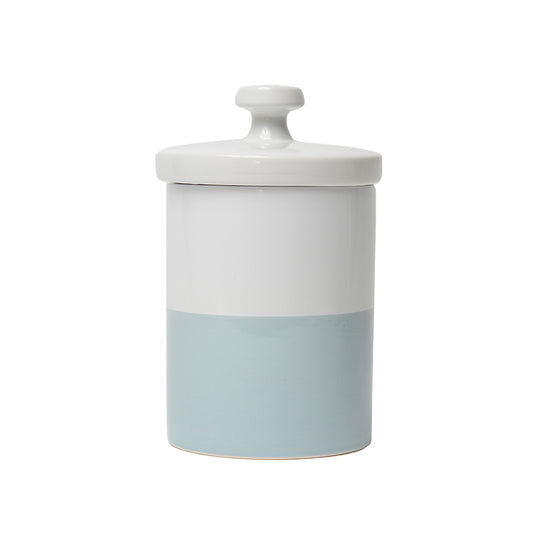 Dipped Color Ceramic Dog Treat Jar